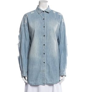 IRO JEANS denim over shirt